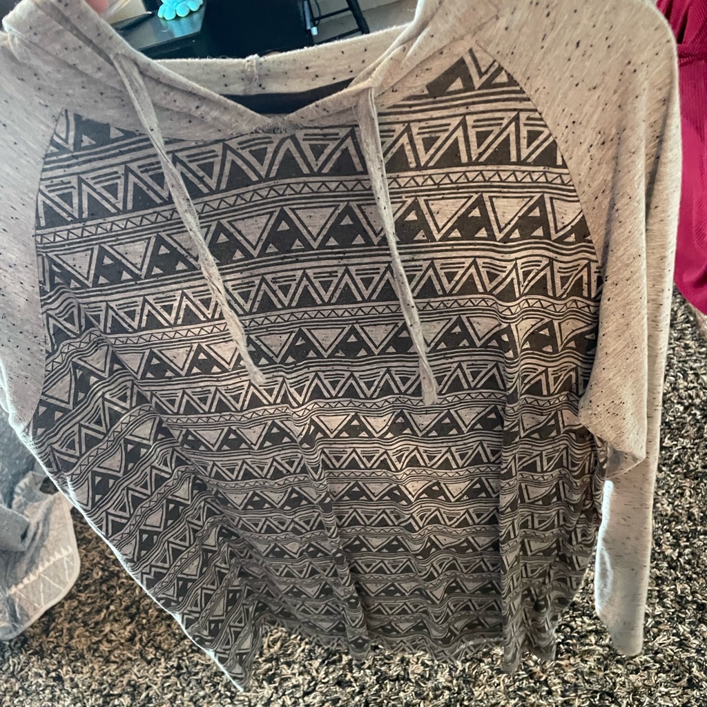 Native Code Trible Pattern Hoodie